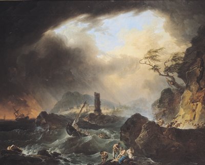 The Storm by Francois Valentin Gazard